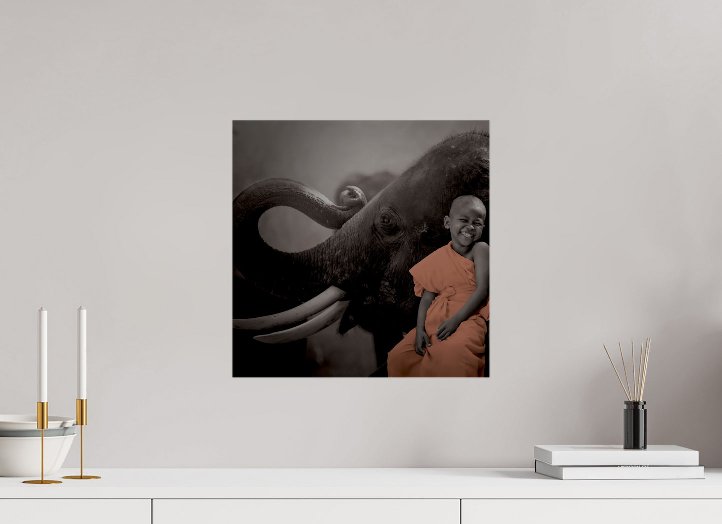 Monk & Elephant