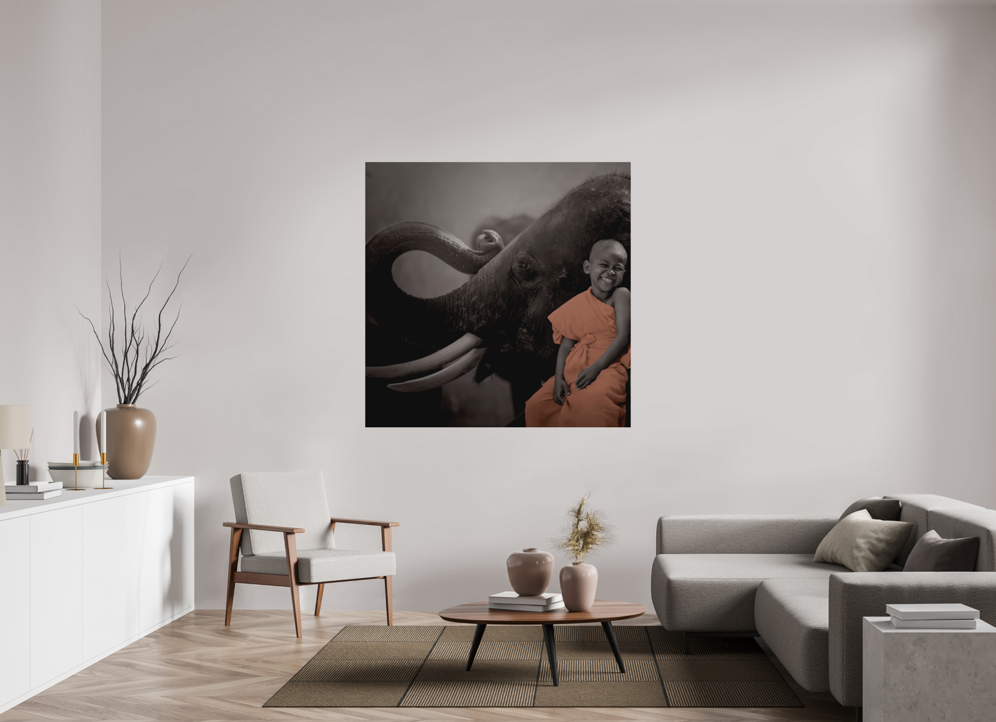 Monk & Elephant
