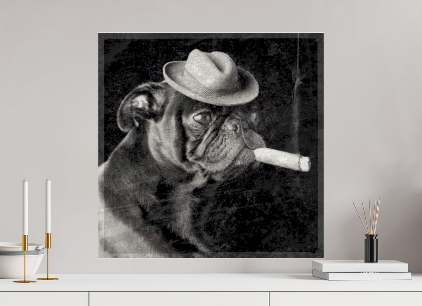 Smoking Dog