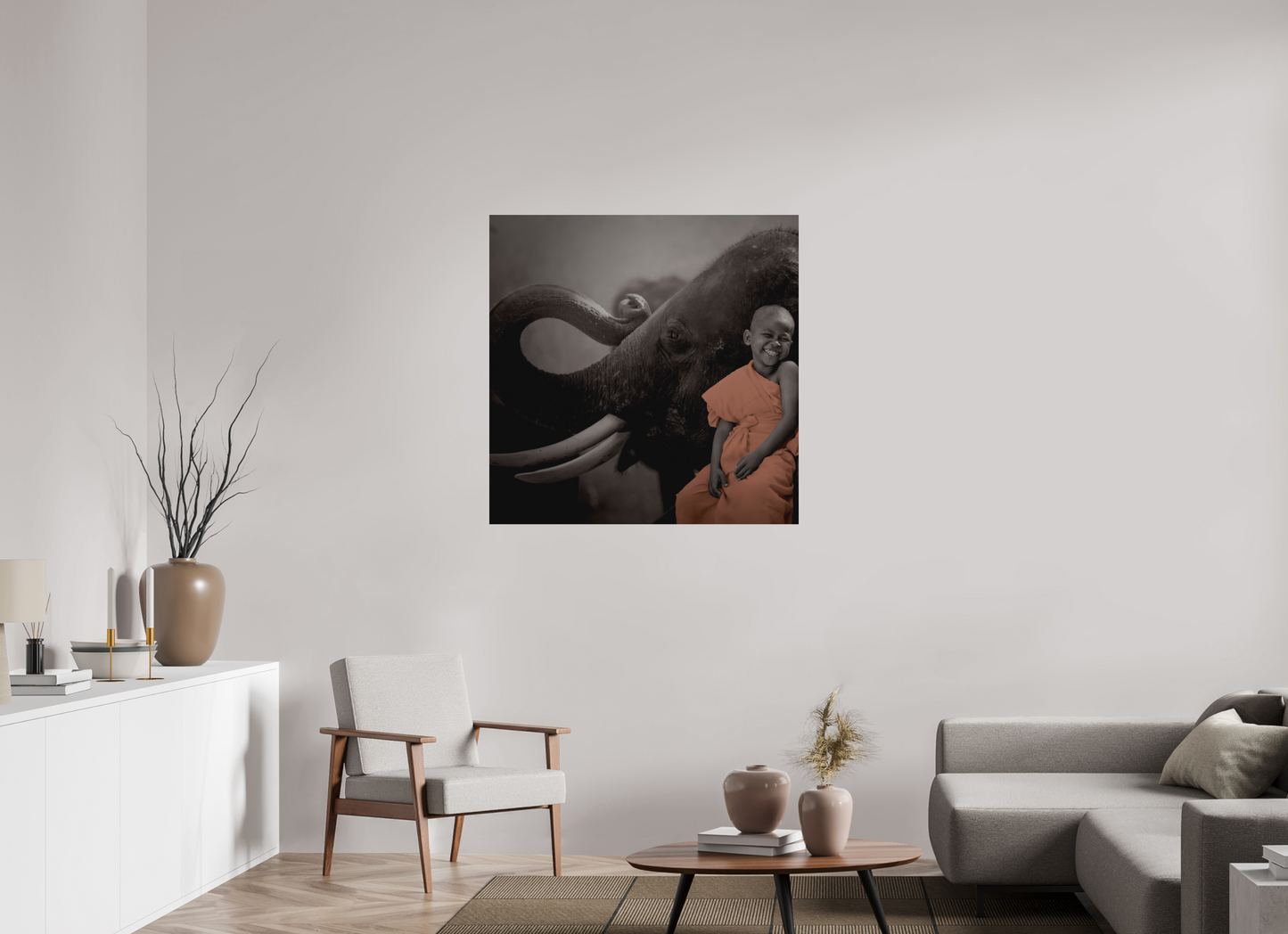 Monk & Elephant