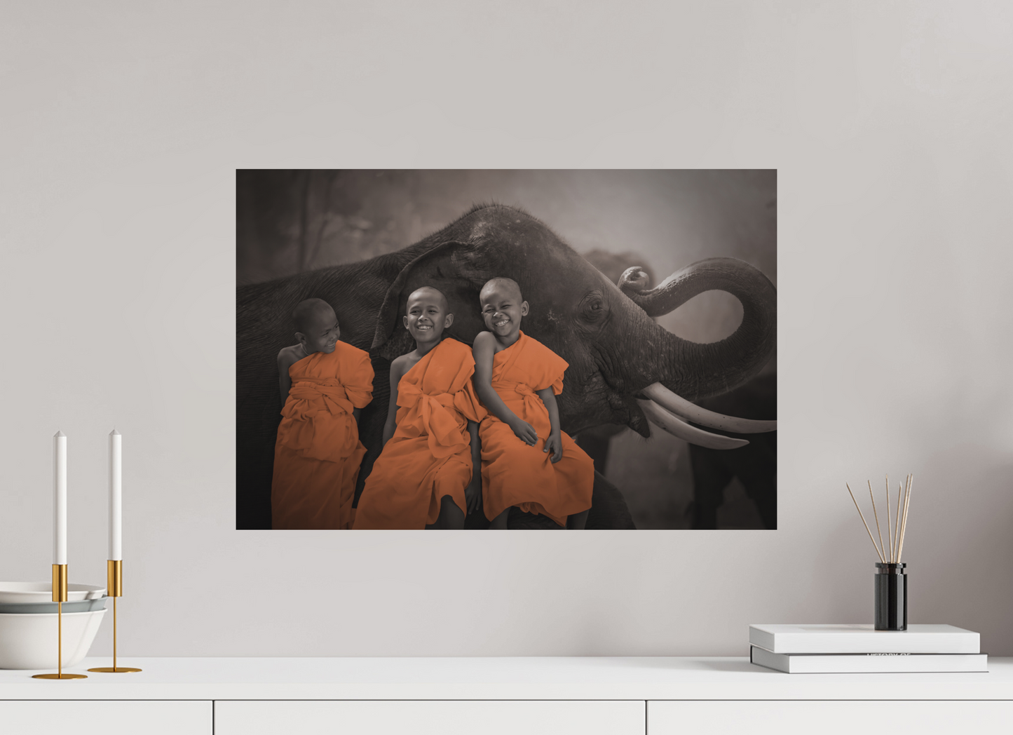 Monk's and Elephant