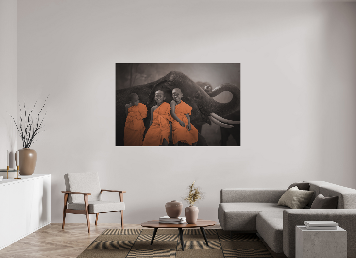 Monk's and Elephant