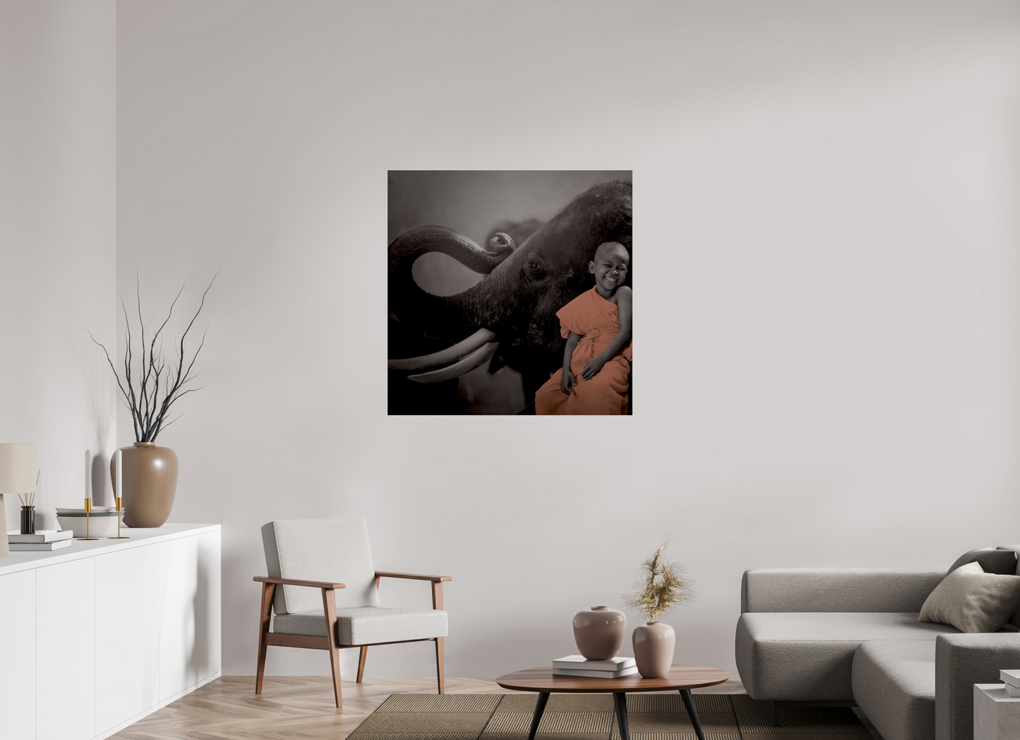 Monk & Elephant