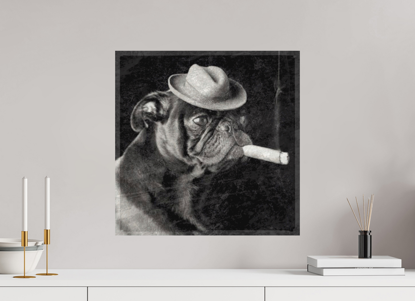 Smoking Dog