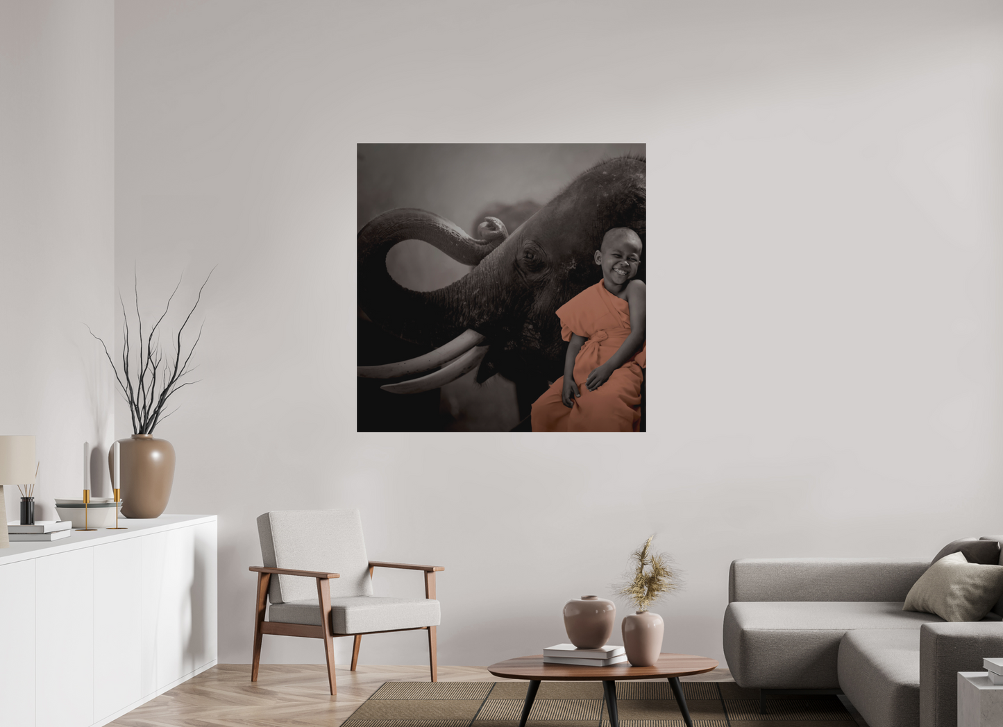 Monk & Elephant